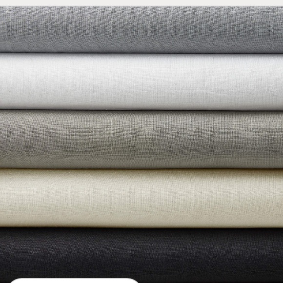 CRATE & BARREL EUROPEAN FLAX CERTIFIED LINEN LINED DRAPERY SET OF 2 - 52 x … - Picture 7 of 8